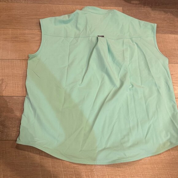 FIGS RAFAELA OVERSIZED SCRUB TOP MINT GREEN WOMENS MEDIUM - Picture 8 of 8